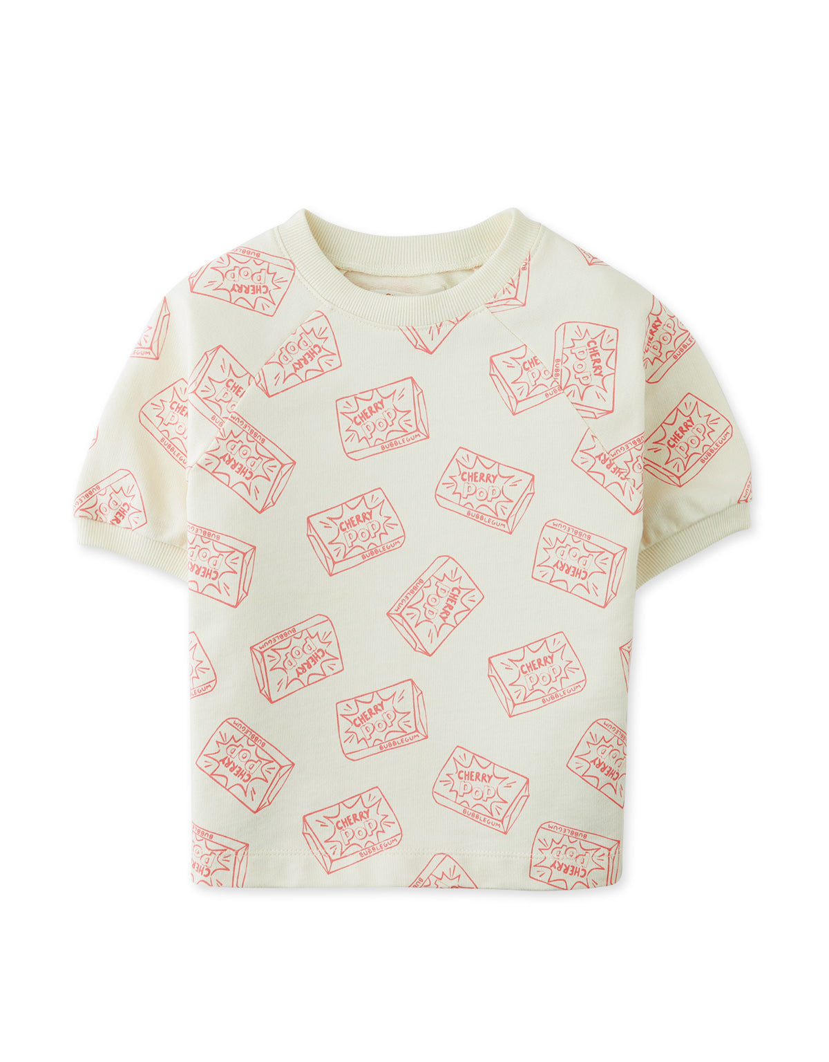 Gingersnaps Ava Raglan Tee W Allover Print ( Sz 4-14)
