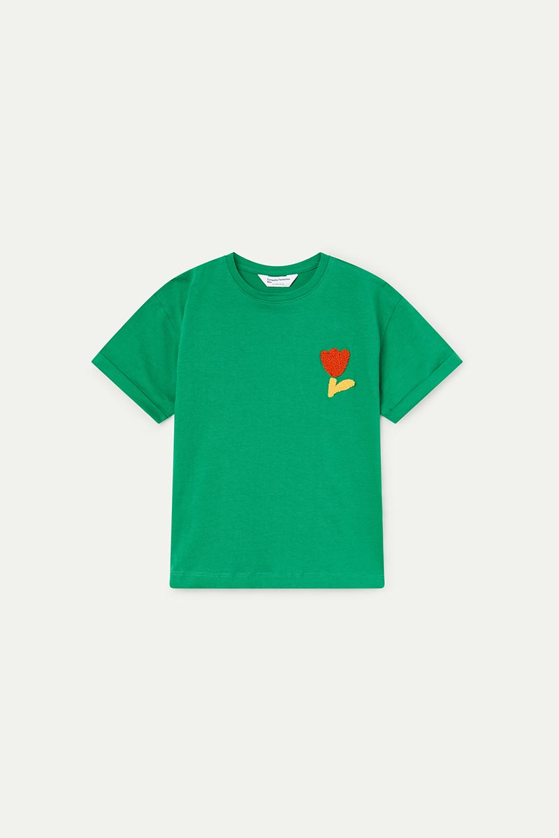 Fantastica SS Green Tulip Tshirt ( Sz 4-12)