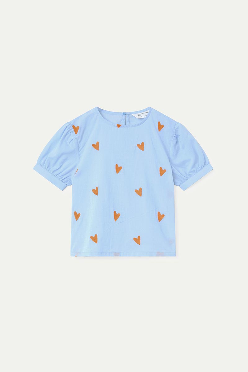 Fantastica Girls SS Top With Hearts ( Sz 4-12)