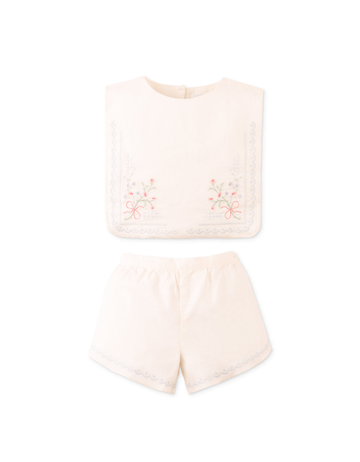 Gingersnaps Baby Sharpay Embroidered Set ( Sz 6M-2)