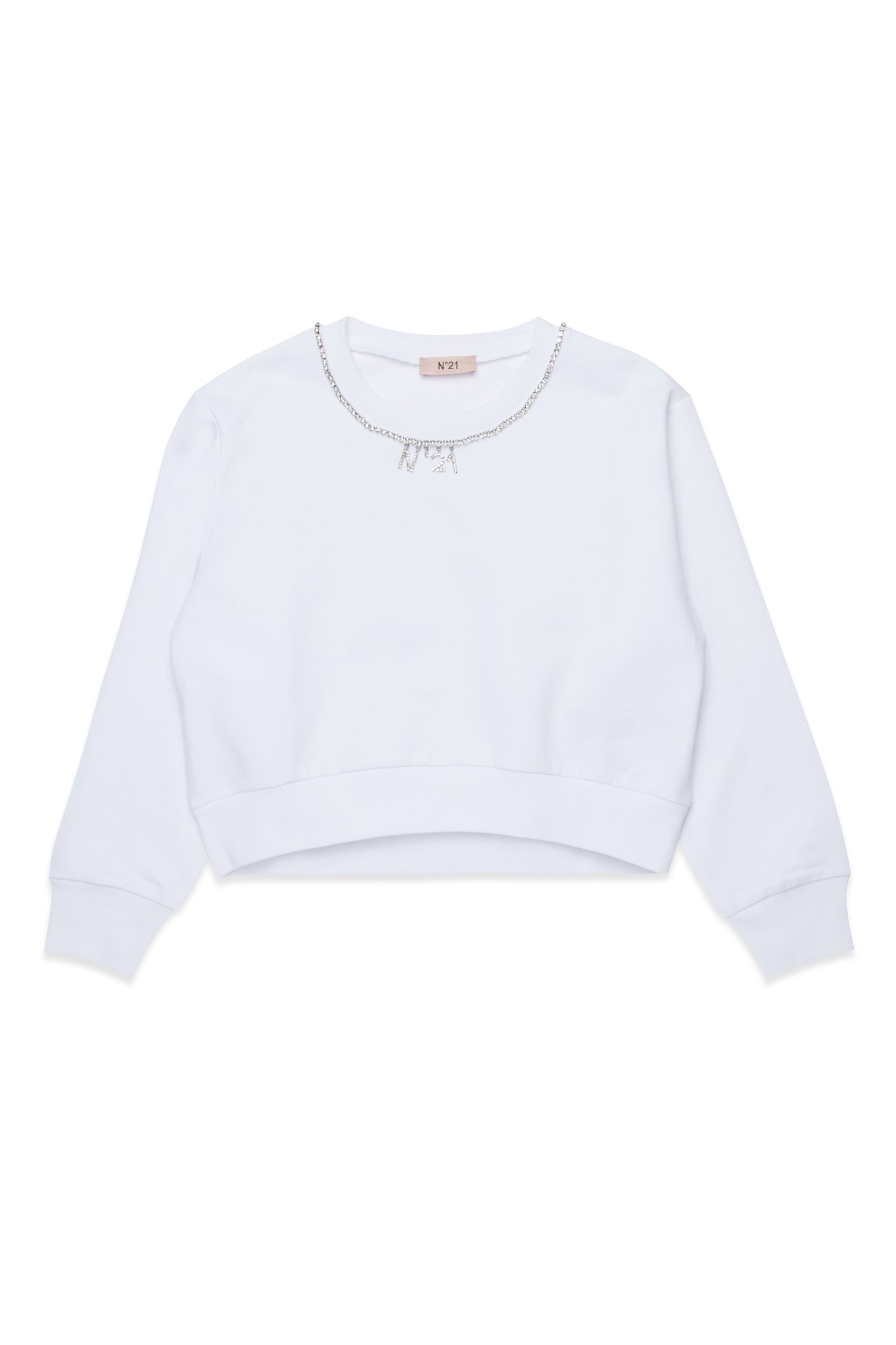 N21 Sweatshirt With jewel Trim and Logo ( Sz 10-16)