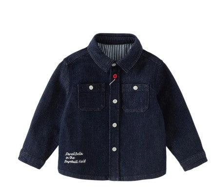 DB1260524 Denim Blue Boys Shirt ( Sz 24M-9YR)
