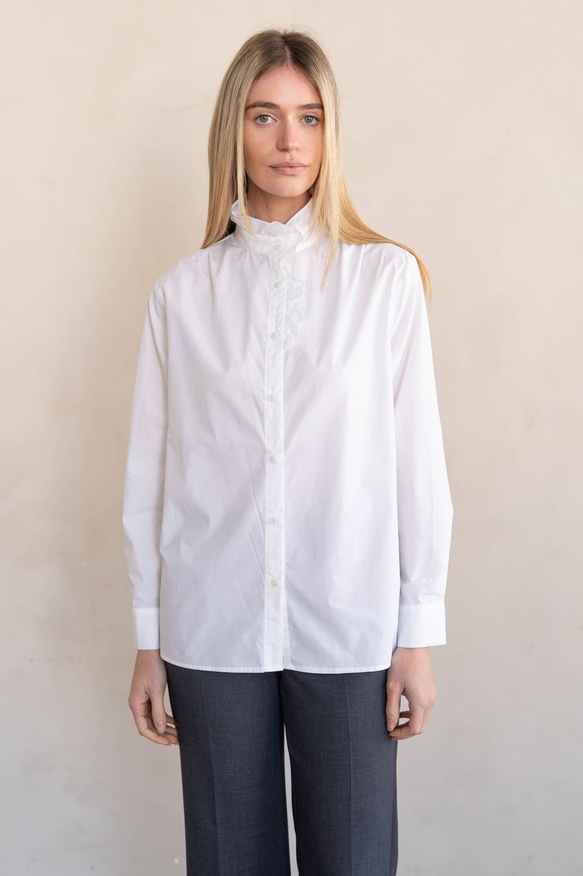 EG Ruffle Shirt Size M