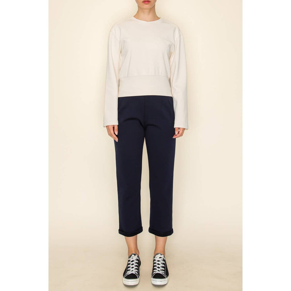 GR Buckle Back Sweat Cream Size M