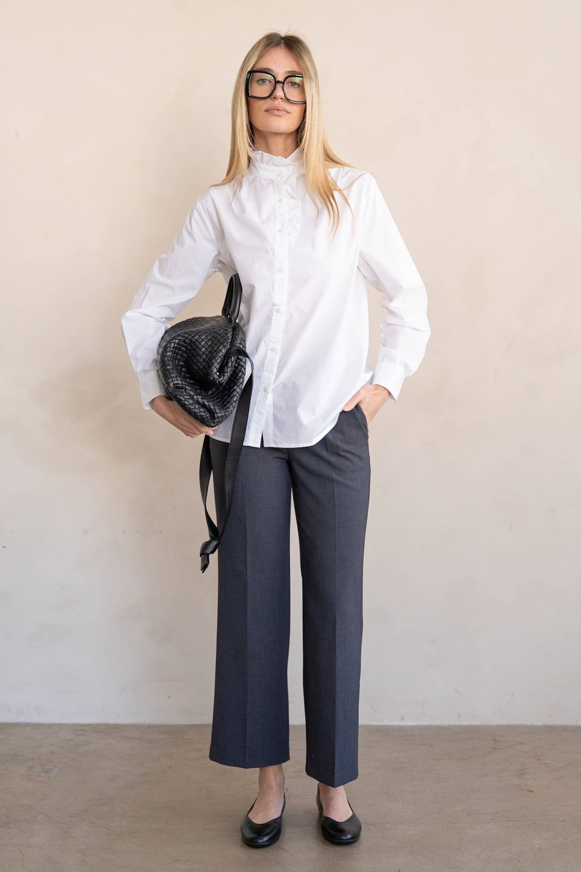 EG Ruffle Shirt Size S