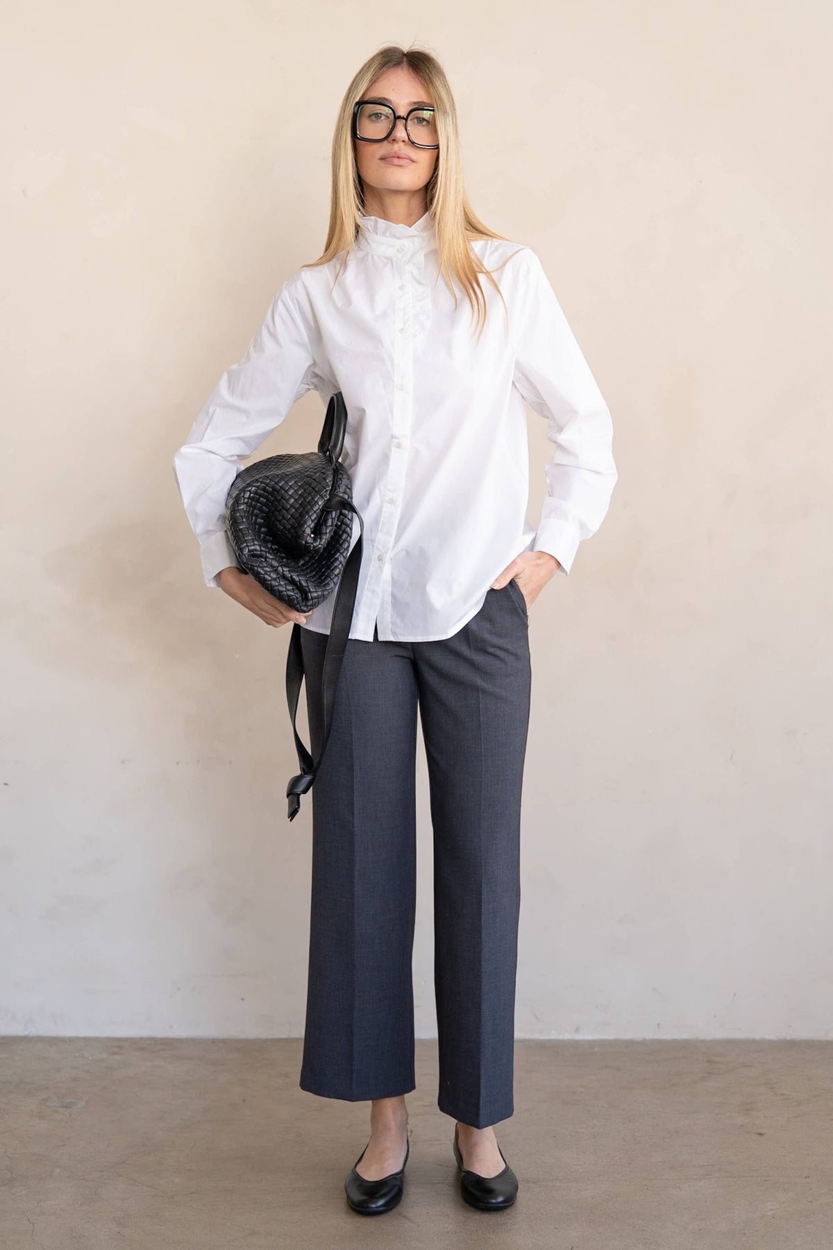 EG Ruffle Shirt Size L