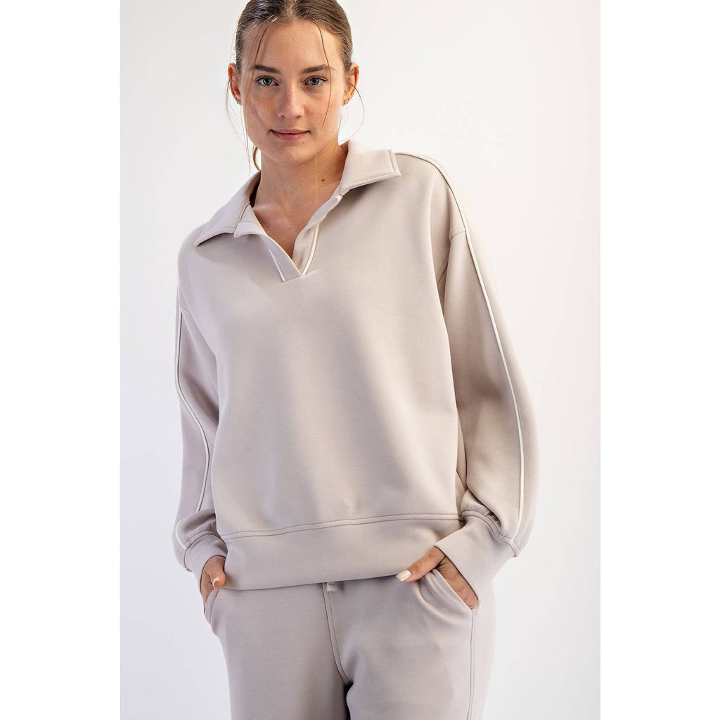 RM Double Piping Scuba Top ( Sz S-L)