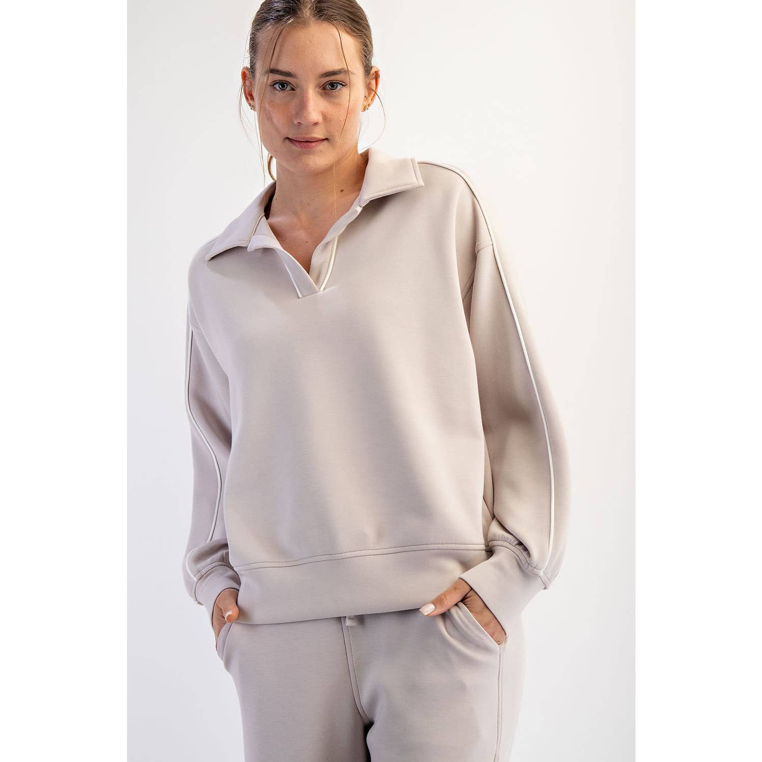 RM Double Piping Scuba Top ( Sz S-L)