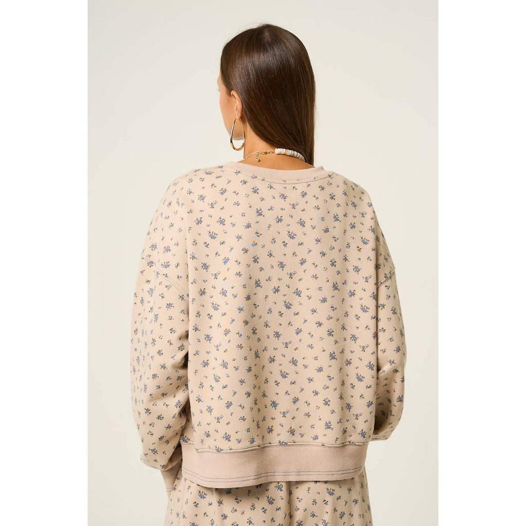 GR Floral Sweatshirt Size M