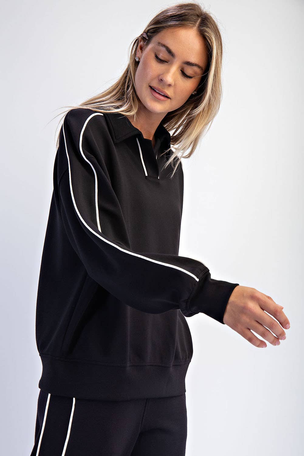 RM Double Piping Scuba Top ( Sz S-L)