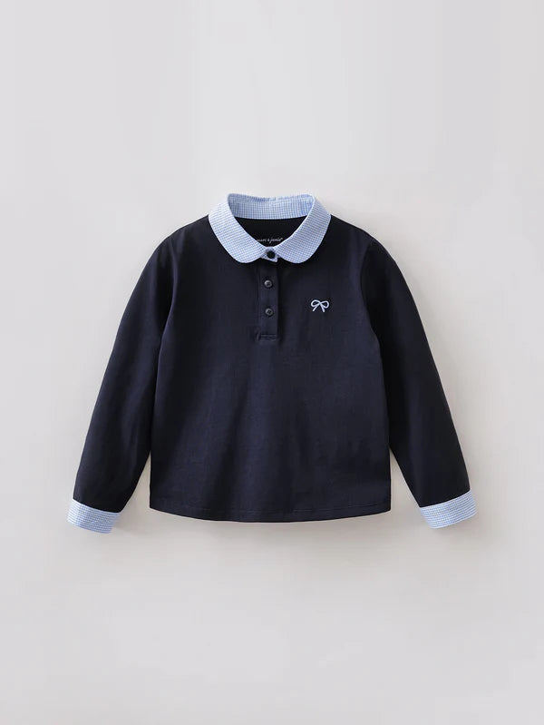 MJ560185 Attached Collar Polo ( Sz 5-13)