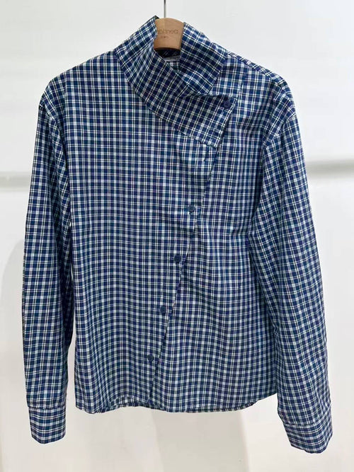 DA Purple Plaid Shirt