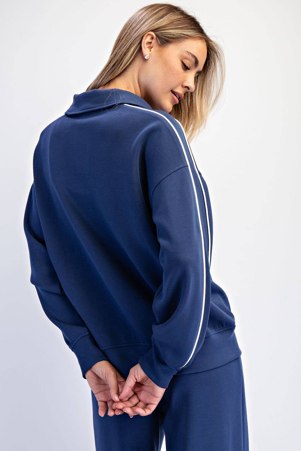 RM Double Piping Scuba Top ( Sz S-L)