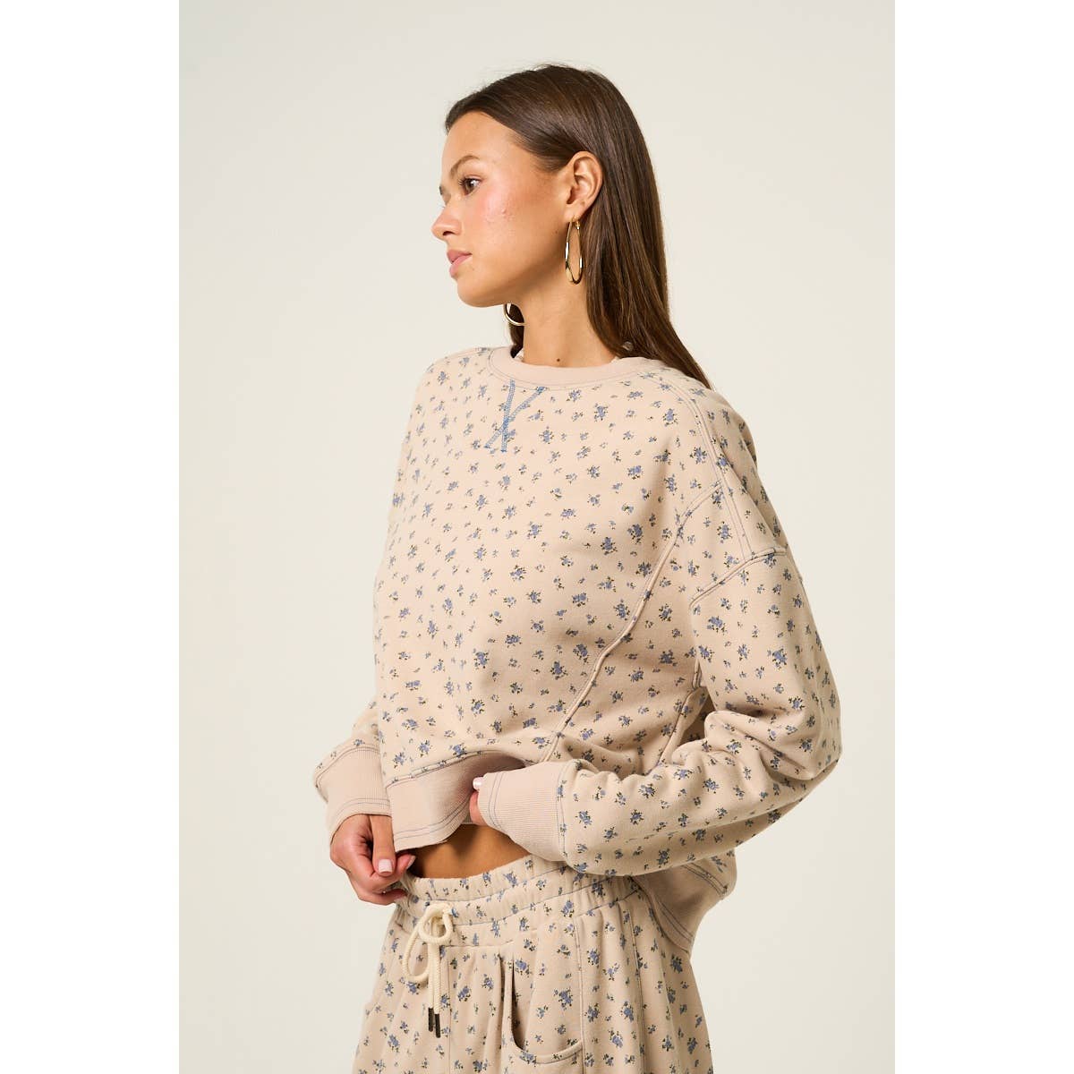 GR Floral Sweatshirt Size L