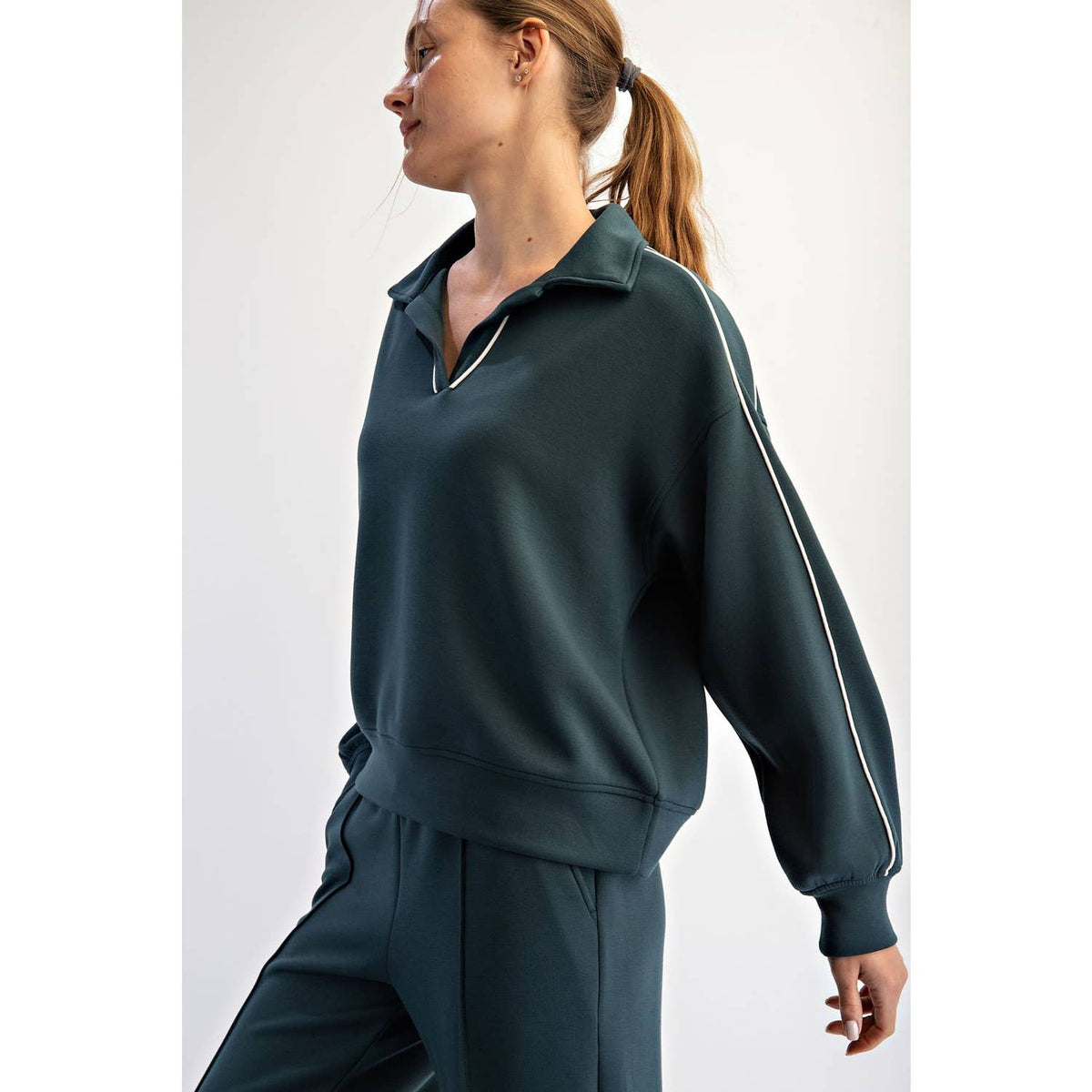 RM Double Piping Scuba Top ( Sz S-L)
