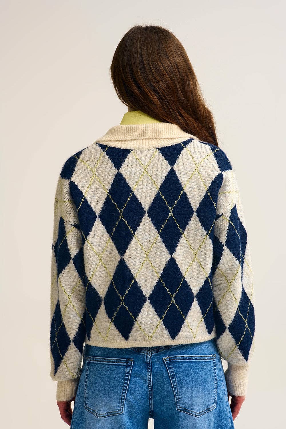 Q2 Argyle Pullover