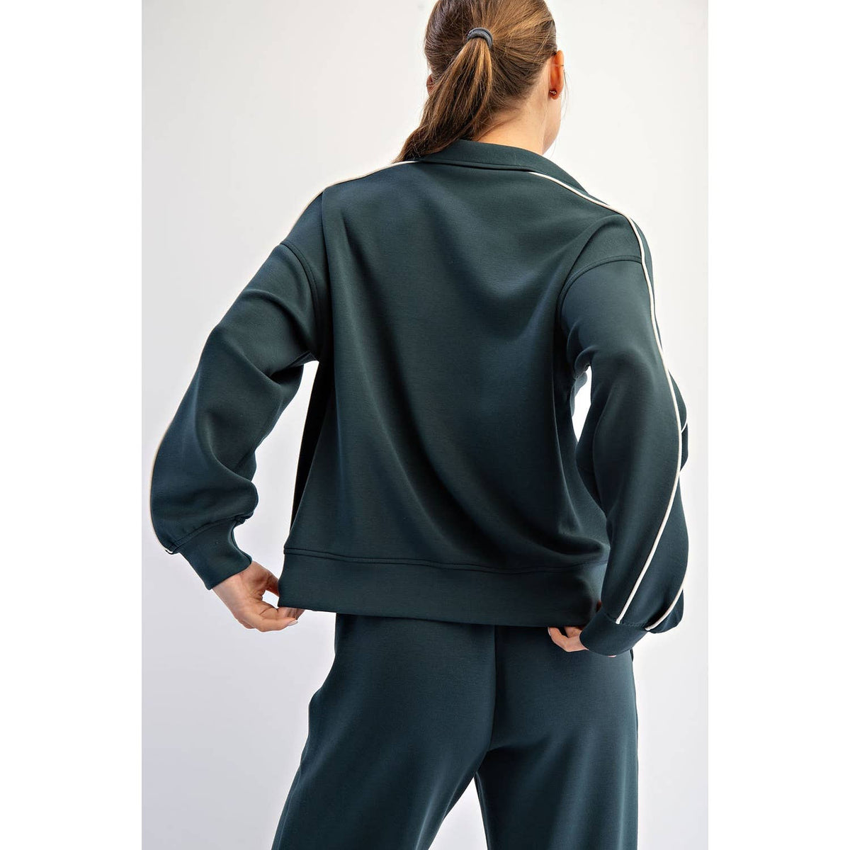 RM Double Piping Scuba Top ( Sz S-L)
