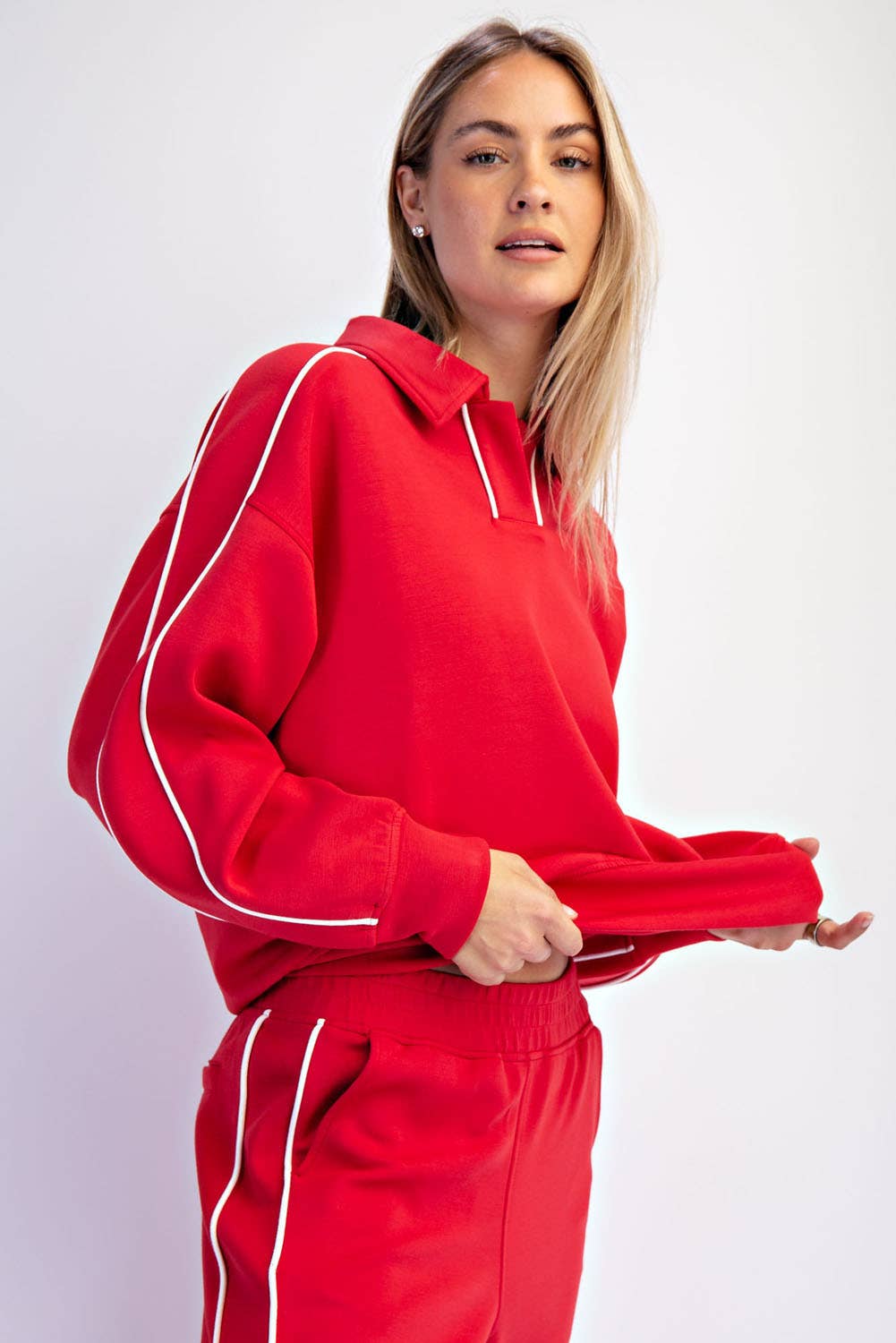 RM Double Piping Scuba Top ( Sz S-L)