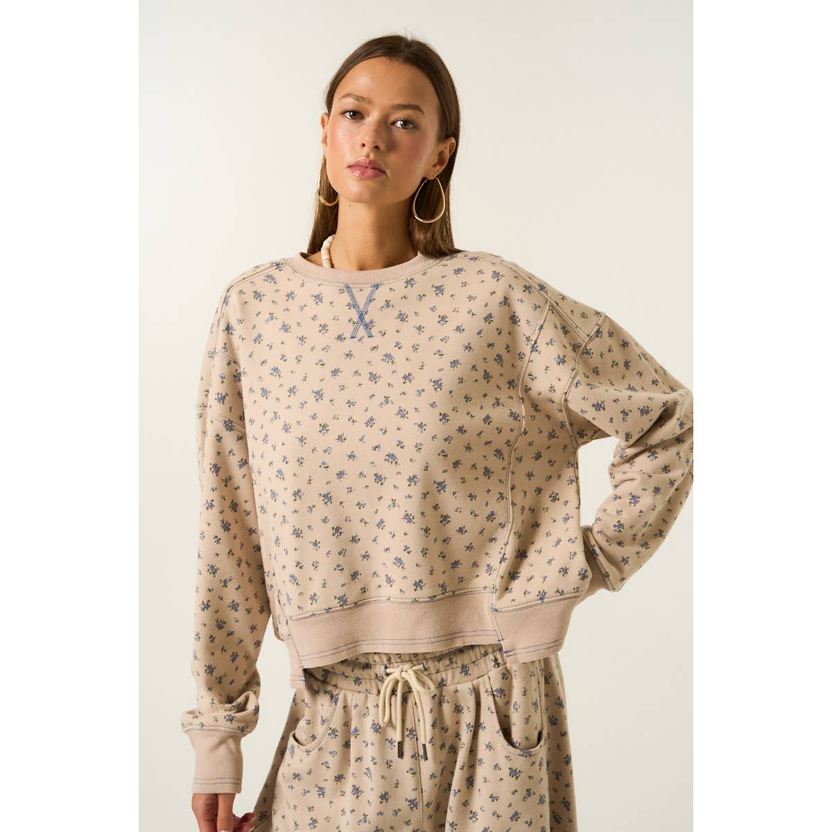 GR Floral Sweatshirt Size M