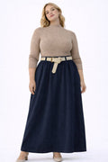 CF Black Cord Skirt Size S