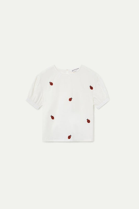 Fantastica White SS Top With Cherries ( Sz 4-12)
