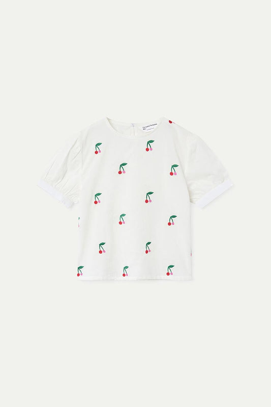 Fantastica SS White Tshirt with Flower design