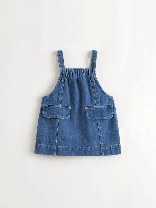 MJ551653 Denim Pocket Jumper ( Sz 2-8)