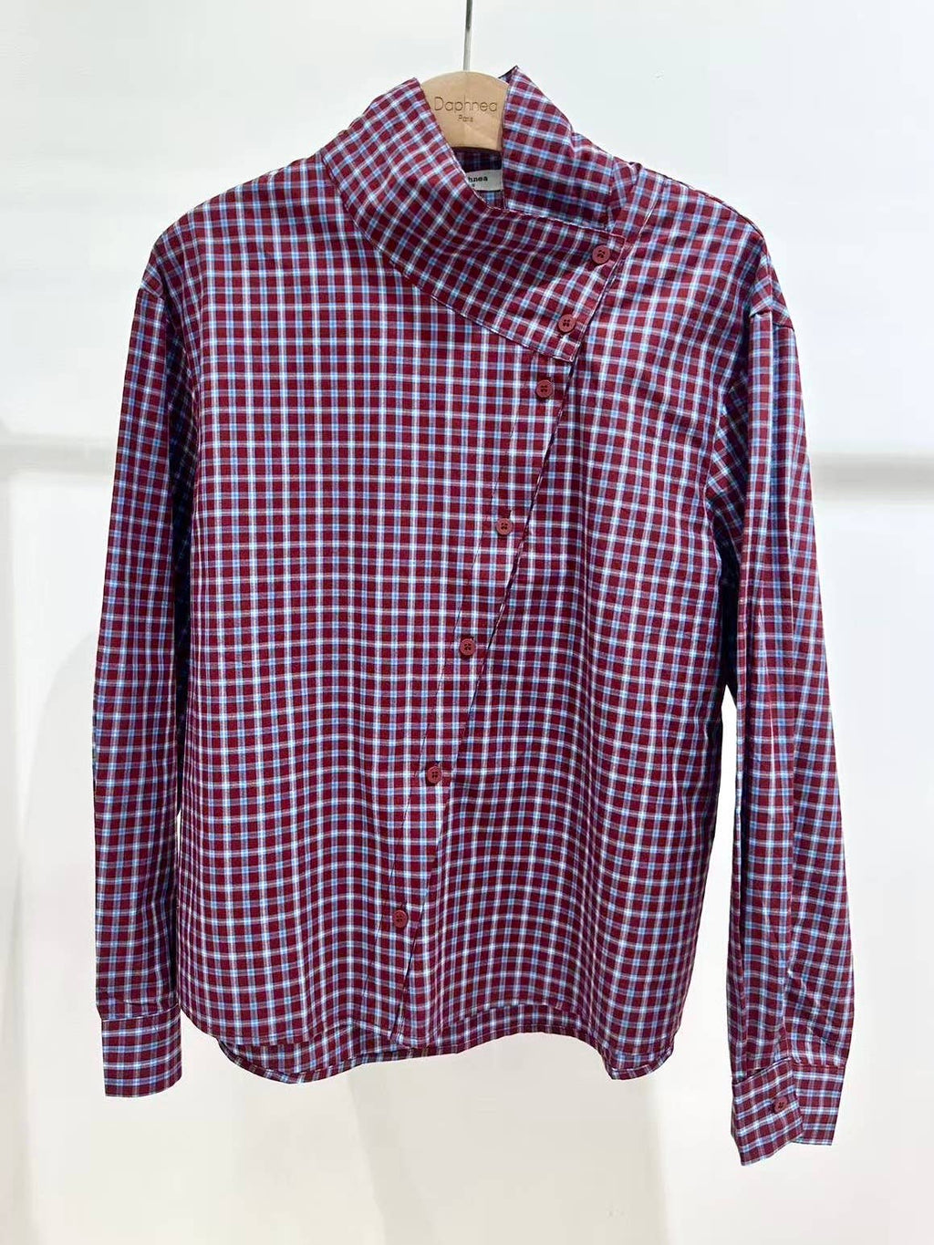 DA Purple Plaid Shirt