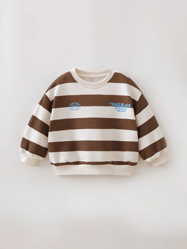MJ560010 Striped Sweatshirt ( Sz 3-10)