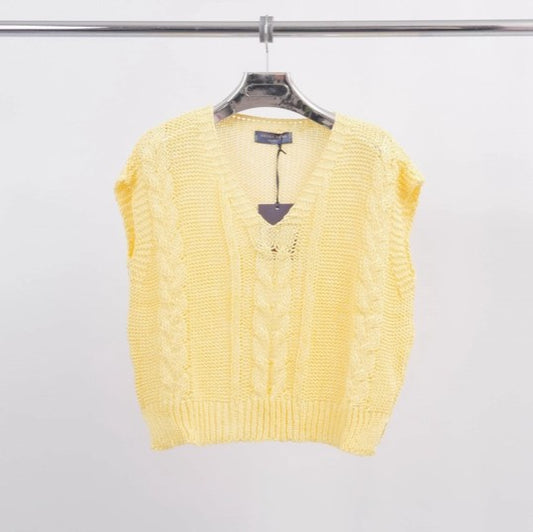 Cecilia Wang Openwork Vest