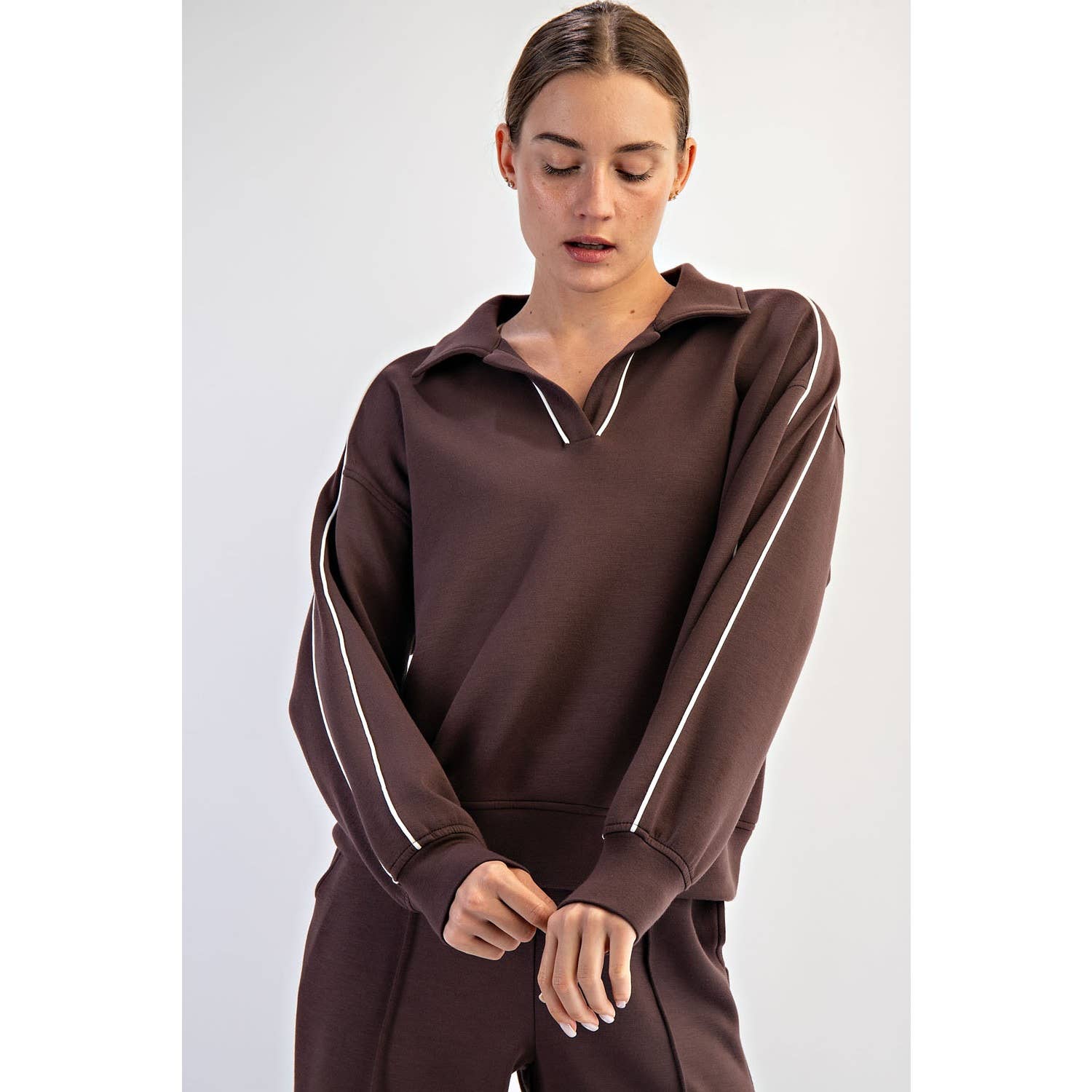 RM Double Piping Scuba Top ( Sz S-L)