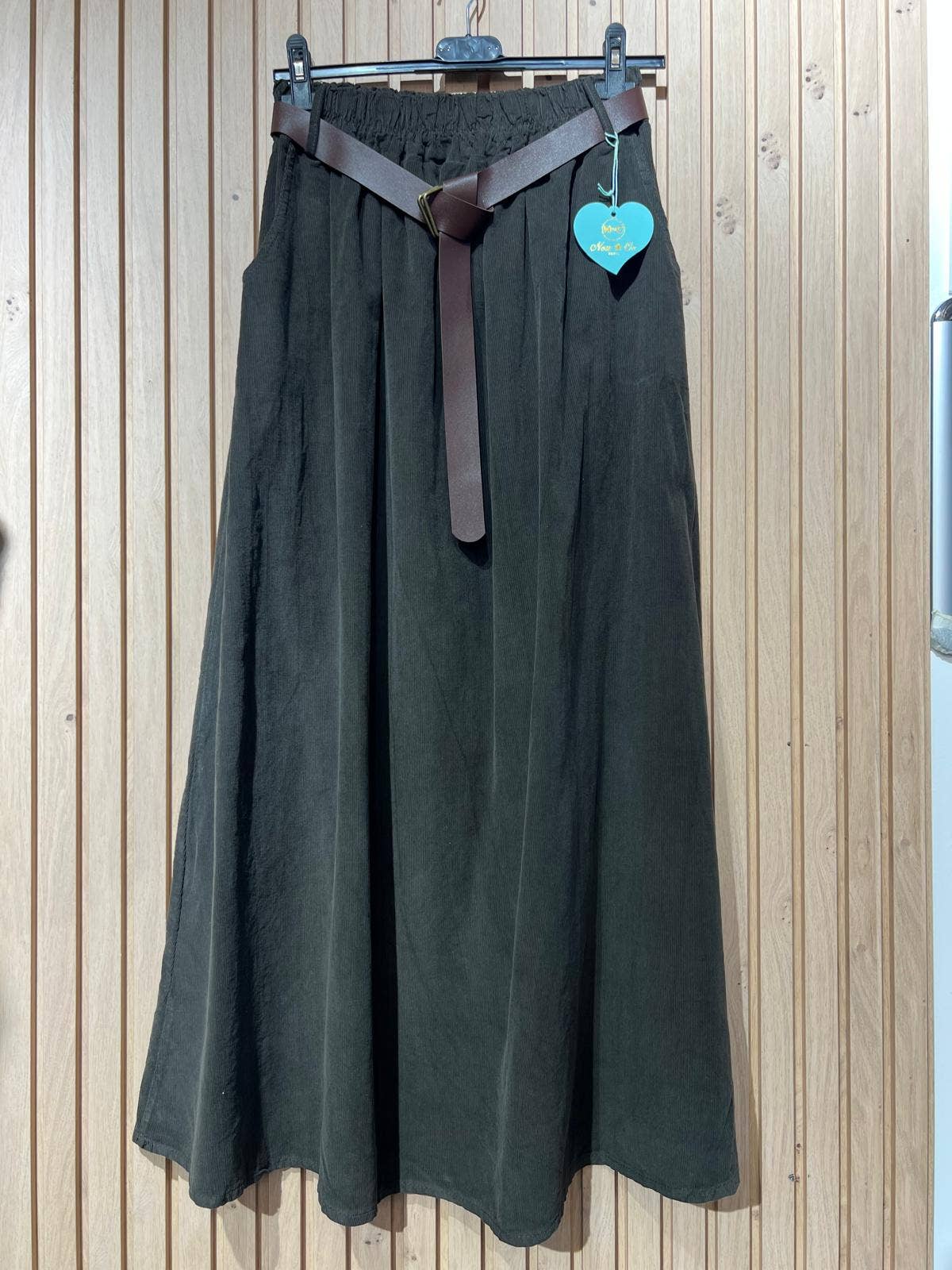 CF Navy Cord Skirt