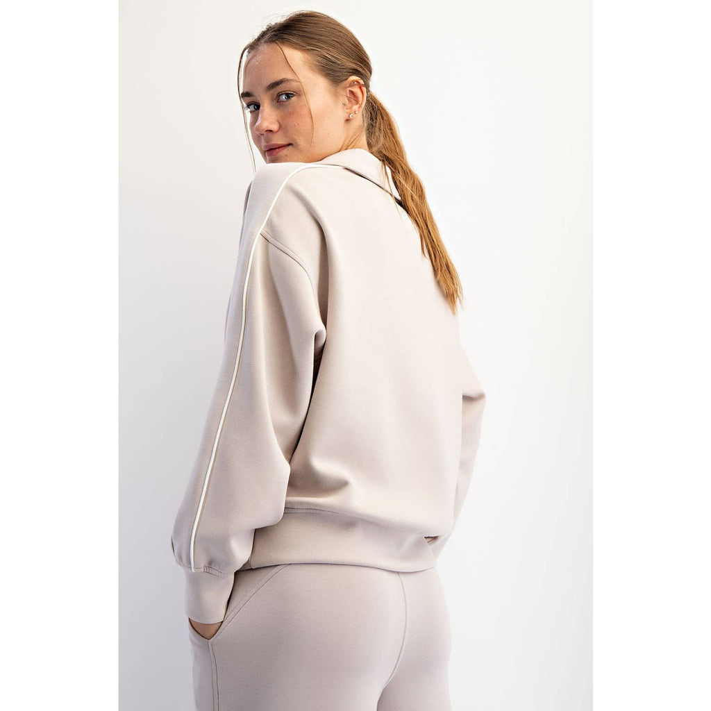 RM Double Piping Scuba Top ( Sz S-L)