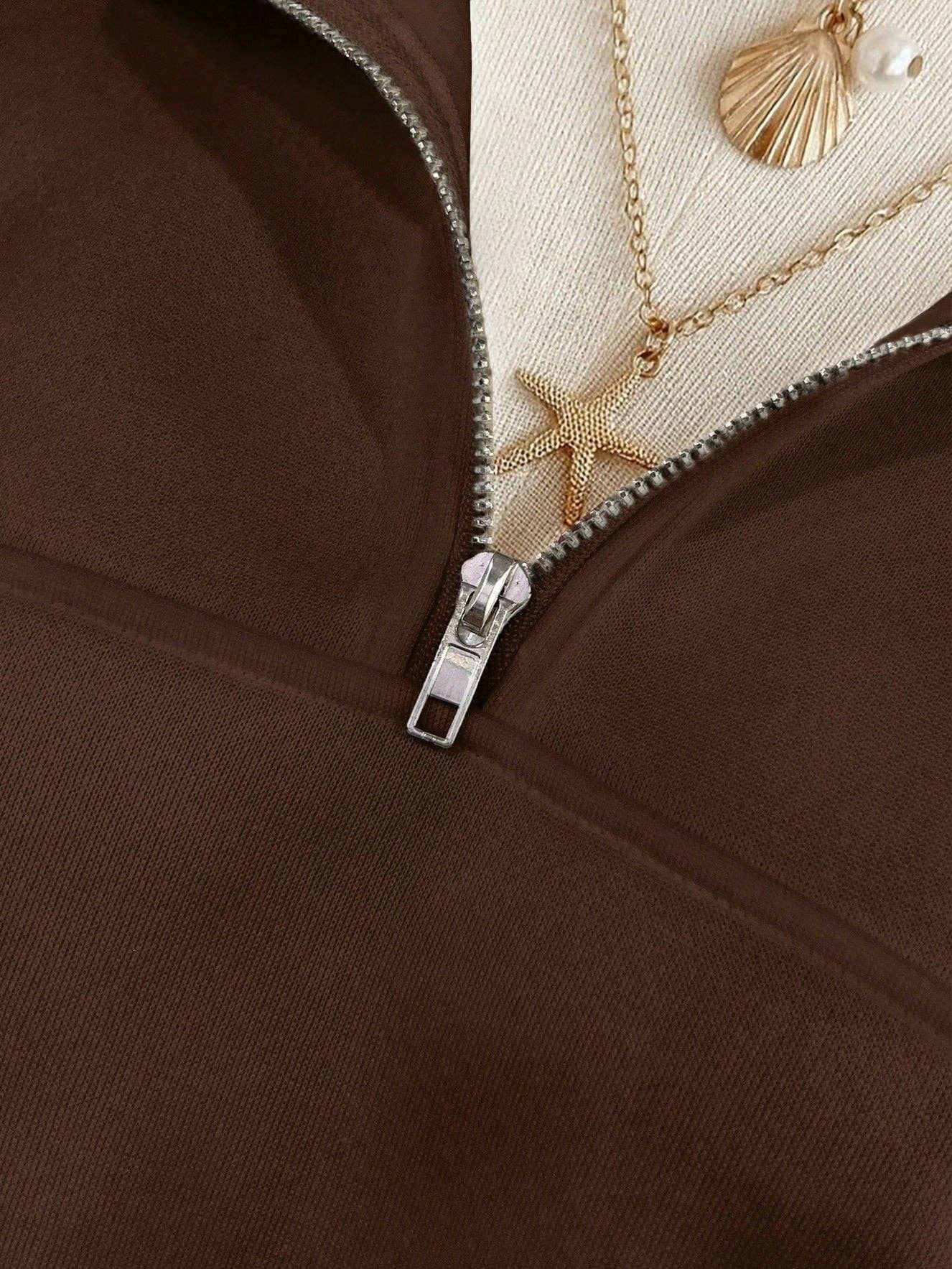 SU Half Zip Pullover Size S Grey
