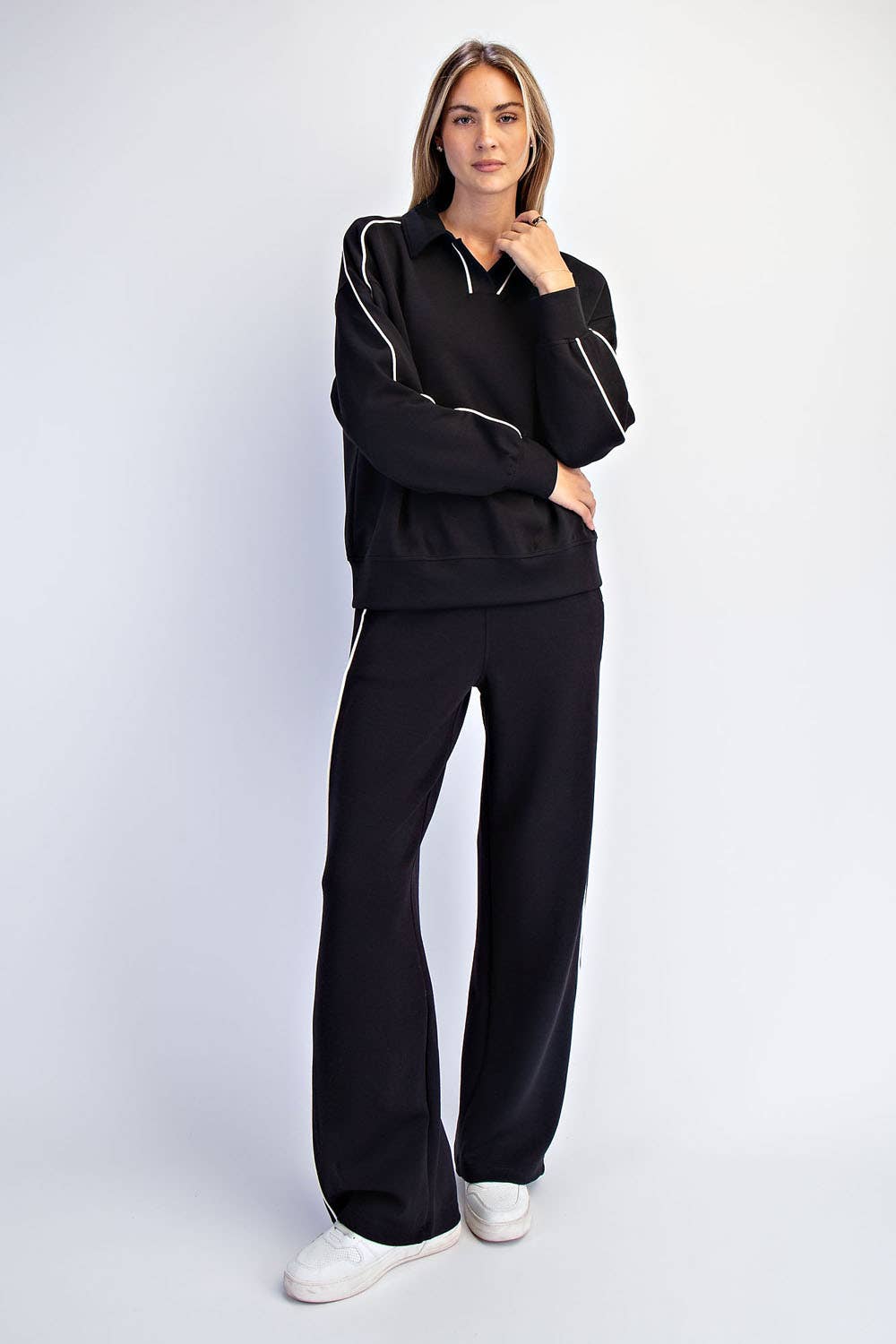 RM Double Piping Scuba Top ( Sz S-L)