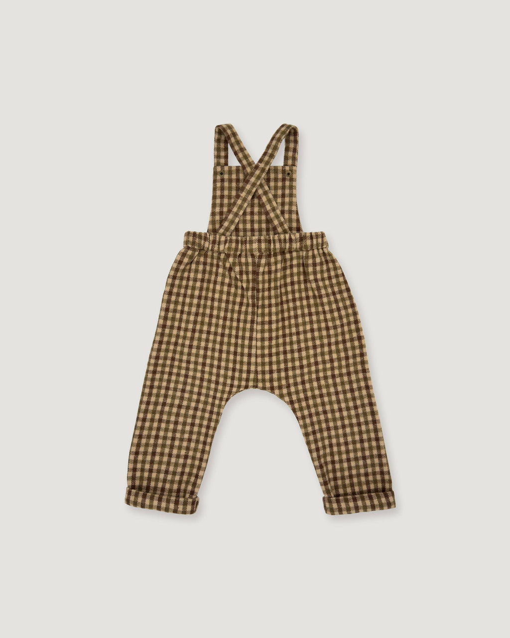 Lillies Dream - The Oak Gingham Overalls: 2T (36 in)