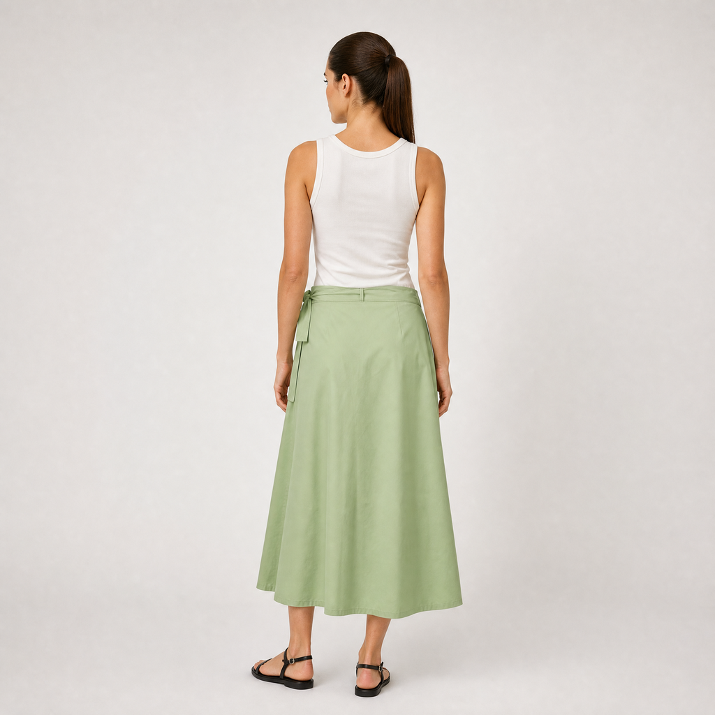 MP Mint Wrap Skirt
